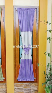 Gordeng Kupu-kupu Sudah Kumplit + Dengan Batangstik Gordeng Jendela Gordeng Kaca