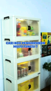Lemari Polibox susun 2 Serbaguna Napolly