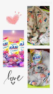 ผงซักฟอกแม่มด ถุงละ79 บรรจุ450g ผงซักฟอกเข้มข้นoxypower ผงแม่มด (1ถุง*450กรัม)