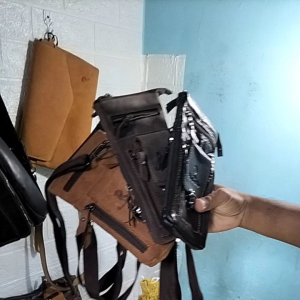 Tas kulit pinggang tas kulit selempang hp tas mini multi fungsi