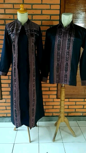 Baju Tenun couple elegant songket Baron (kemeja dan gamis dijual terpisah)
