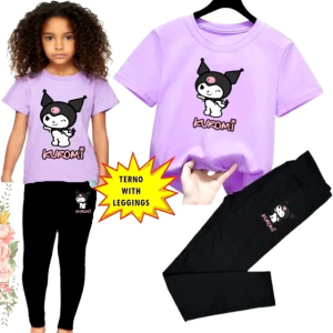 Kuromi Terno Set for Kids 2 to 9 Yrs Old