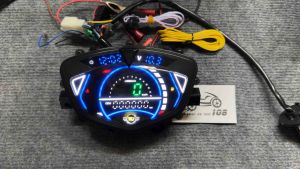 Đồng Hồ điện tử full lcd cho xe Sirus 110  Ex2010