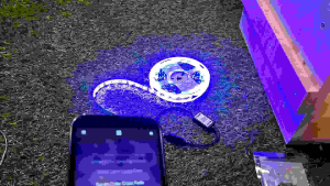 กล่องคุมไฟRGB 5050 LED สเต็ปไฟ มีแอปคุมในมือถือได้ **ส่งด่วนจากไทย** input 5-24v DC output 3x2A  (A-010)