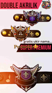 RING KACU CUSTOM UKIR NAMA SAYAP AKRILIK TERBARU. PENGIKAT KACU COCOK UNTUK PEMBINA / PENEGAK / PENGGALANG/ SMP / SMA/ UMUM.