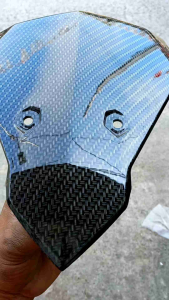 Tameng Dada Depan Vario 125 & 150 LED Karbon