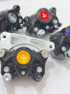 PAKET KALIPER S6RT COIN 2 PISTON + BREKET DEPAN UK.220mm HONDA BEAT VARIO GENIO SCOOPY DLL