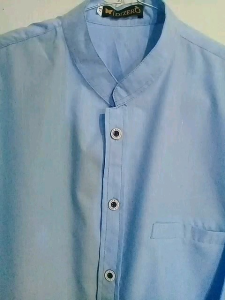 Baju kemeja Koko caton dewasa lengan panjang