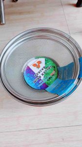 Rổ inox tròn lỗ nhỏ Cherry dùng để vo gạo đựng trái cây tiện lợi - Rổ lưới vo gạo inox không gỉ tiện dụng