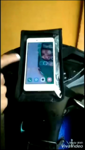 Holder Hp Motor Tas Waterproof Handphone Sarung Pelindung HP Untuk Ojol Aman Anti Air