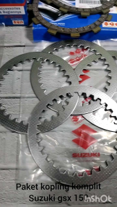 Paket kopling komplit motor suzuki GSX ( kampas kopling + kaki 5 + lawan + plat gesek + perkopling )