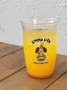 แก้วน้ำทรงสูง แก้วน้ำ ลายน้องหมาน่ารักๆ 🐶 มี 2 ลายให้เลือกค่า Simple Life & Have a nice day แก้วเกาหลีสไตล์คาเฟ่