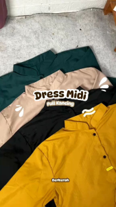 PIYA MIDI DRESS WANITA TERBARU