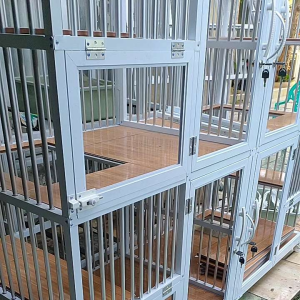kandang kucing Almunium 4kamar