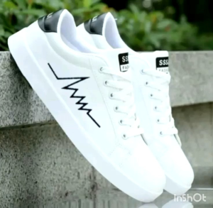 Sepatu Putih Polos Pria & Wanita Fenguang Sport