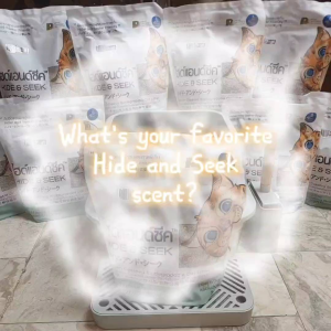 Hide and Seek Cassava Flushable Cat Litter Sand 2.72kgs