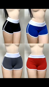 Angel-Bie Women Cycling Short B1T1 Paha Plain Dolphin Spandex Elastic Cycling Plain One Size