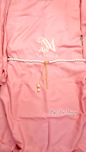 Ikat Pinggang Mutiara Nara Belt Wanita Tali Rantai Gaya Korea / Sabuk Dress Gamis Aksesoris Fashion Kekinian By Na Mecca Collection