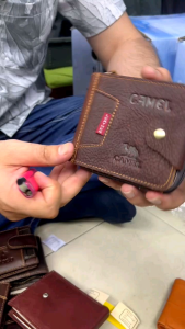leather wallet genuine halal cow leather best quality ready stock Malaysia.