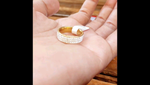 Cincin Wanita Perhiasan Permata Zircon Antikarat Free Kotak