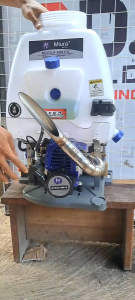 knalpot + saringan mesin sprayer TU 26 model bambu runcing