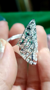 Womens genuine silver (Rms001)ring