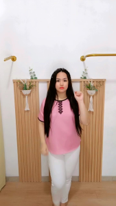 JJJ LYN - Blouse Ameena Atasan Wanita Atasan Kerja Atasan Kasual