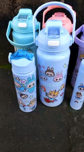 promo 3 pcs botol minum karakter labubu hemat 3in1