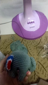 ตุ๊กตาไหมพรม ช้าง