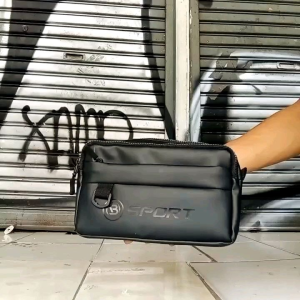 MERAMIS - Handbag Pria Tas Selempang Pria Clutch Bag Tas Tangan & Tas Genggam Slingbag Waterproof Tas Pria Multifungsi Tas Fashion Pria Terbaru Hitam