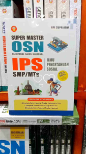 BUKU SUPER MASTER OLIMPIADE OSN MATEMATIKA OSN IPA OSN IPS SMP PENERBIT YRAMA WIDYA