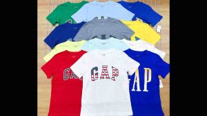 Áo thun bé trai BG tay ngắn G size đại từ 22-50kg Vnxk