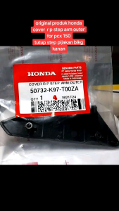 TUTUP COVER FOOT STEP PIJAKAN KAKI BELAKANG KANAN PCX 150 50732-K97-T00ZA ORIGINAL HONDA GENUINE PARTS