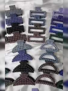 JEPIT RAMBUT DOFF MOTIF BULAT & JEDAI BINTIK MODEL KOTAK & SABIT