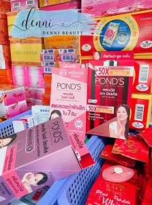 01 Gói Kem Dưỡng Trắng Sáng Da Chống Nắng Pond’s Bright Beauty Thái Lan - kem Pond’s thái