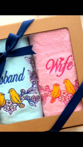 Handuk Ready Bordir Premium Kado Pernikahan Seserahan Wedding Hampers- SEJOLI