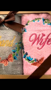 Handuk Ready Bordir Premium Kado Pernikahan Seserahan Wedding Hampers-KUPU