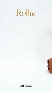 JAM | MUVA - Rollie - กระเป๋าสะพายข้าง หนังวัว ทรงยาว