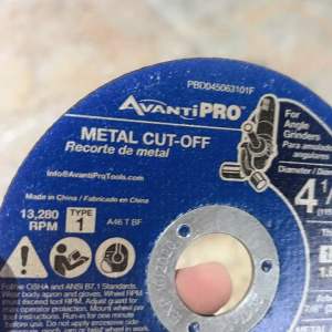 Avantipro 4-1/2 in. x 1/16 in. x 7/8 in. Thin Kerf Metal Cut-Off Disc