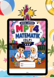 MPT4 EnglishMathScience B.Melayu~ Modular Learning Practice Exercises Fast Scoring Suitable for Children Year4 Learning Environment.