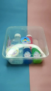 Slime Kit Simple Rainbow Clear Slime Styrofoam by YanYan Slime