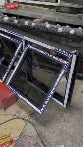 Kusen aluminium jendela alumunium casement dapur Kombinasi kaca 5mm. BAHAN INKALUM LEBIH TEBAL