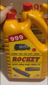 NƯỚC GIẢM NHIỆT ĐỘNG CƠ THẾ HỆ MỚI CHẤT LƯỢNG VƯỢT RỘI ( ROCKET 999 ) MÀU ĐỎ 4L