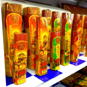 ธูปไหว้พระหมื่นลี้ ธูปหอมควันน้อย ก้านเล็กแบบมัด คุณภาพดี กลิ่นหอมธรรมชาติ มีหลายกลิ่น ทุกแบบทุกขนาด