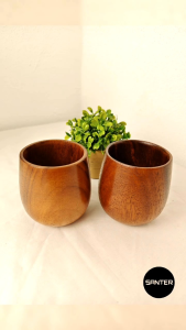 H306. Acacia Wood Tea Cup/ Coffee Cup/ Wooden Cup