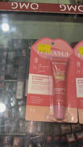 Hanasui Lip Sleeping Serum Strawberry & Honey Untuk Mengurangi Warna Hitam Bibir dan Menyehatkan dan Melembabkan Bibir