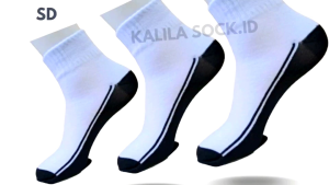 Kaos Kaki Sekolah Pendek SD SMP SMA 6 & 12 Pasang