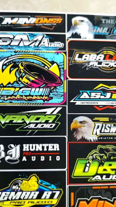 STIKER SOUND | STIKER AUDIO | STIKER SOUNDSYSTEM | STIKER PACK | STIKER 1 LEMBAR | STIKER CROMO