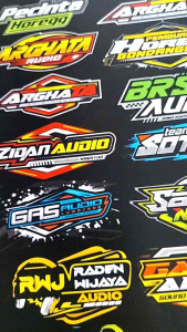 STIKER SOUND | STIKER AUDIO | STIKER SOUNDSYSTEM | STIKER PACK | STIKER 1 LEMBAR | UKURAN 21 cm x 31cm