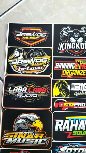 STIKER SOUND | STIKER AUDIO | STIKER SOUNDSYSTEM | STIKER PACK | STIKER 1 LEMBAR | UKURAN 21 cm x 31cm